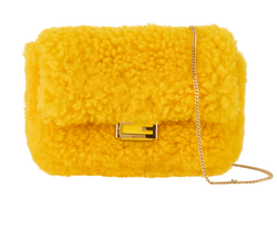 Nano Baguette, Shearling, Yellow, 2198244, B/DB/S, 3*